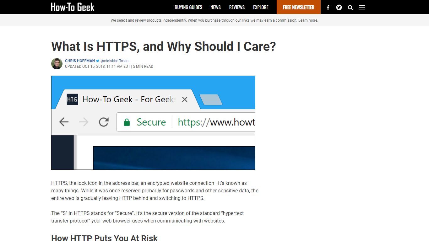 What Is HTTPS, and Why Should I Care? - How-To Geek